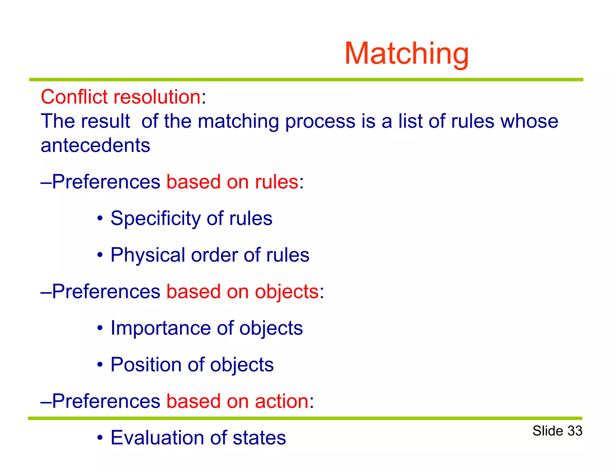knowledge representation using rules | PPTX | Programming Languages ...