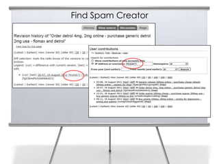 Find Spam Creator
 