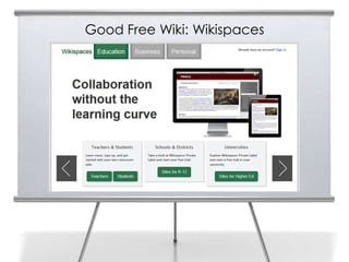 Good Free Wiki: Wikispaces
31
 