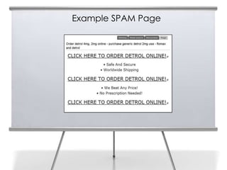 Example SPAM Page
 