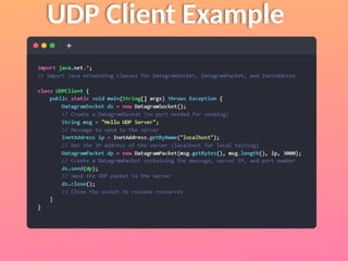 Chapter 6 Networking In Java.pptxjmkgkj7ki7t | PPTX