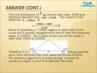Hypothesis Testing Assignment Help | PPT