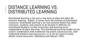 Teaching and Distance Education | PPT