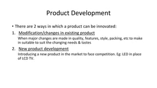 Product, PLC & Product Development | PPTX