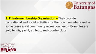 MICRO PERSPECTIVE - CHAPTER 6 RECREATION AND LEISURE.ppt