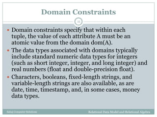 Chapter 6 relational data model and relational | PPTX
