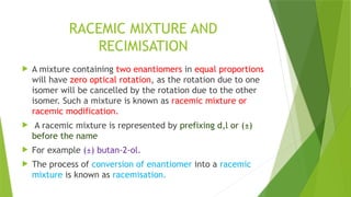 stereochemical aspects of nucleophilic substitution | PPTX