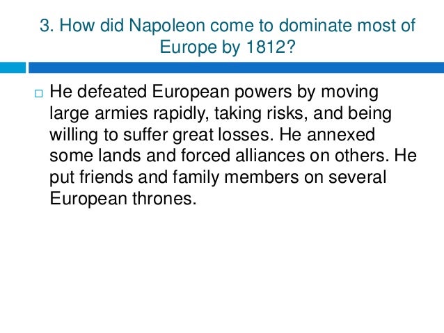 The Age Of Napoleon Chapter 6 Section 4 Answers
