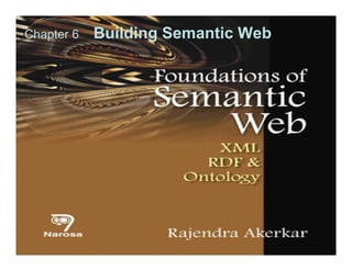 Chapter 6   Building Semantic Web
 