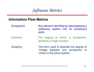 Chapter 6 software metrics | PDF