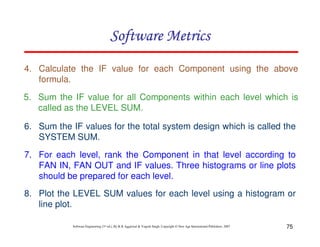 Chapter 6 software metrics | PDF