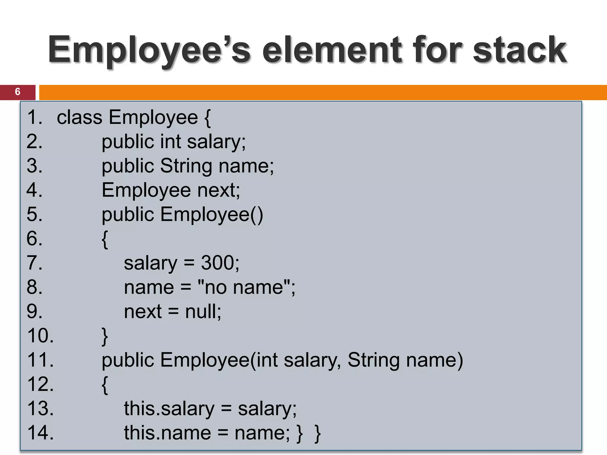 Chapter 6: stack data structure | PPT