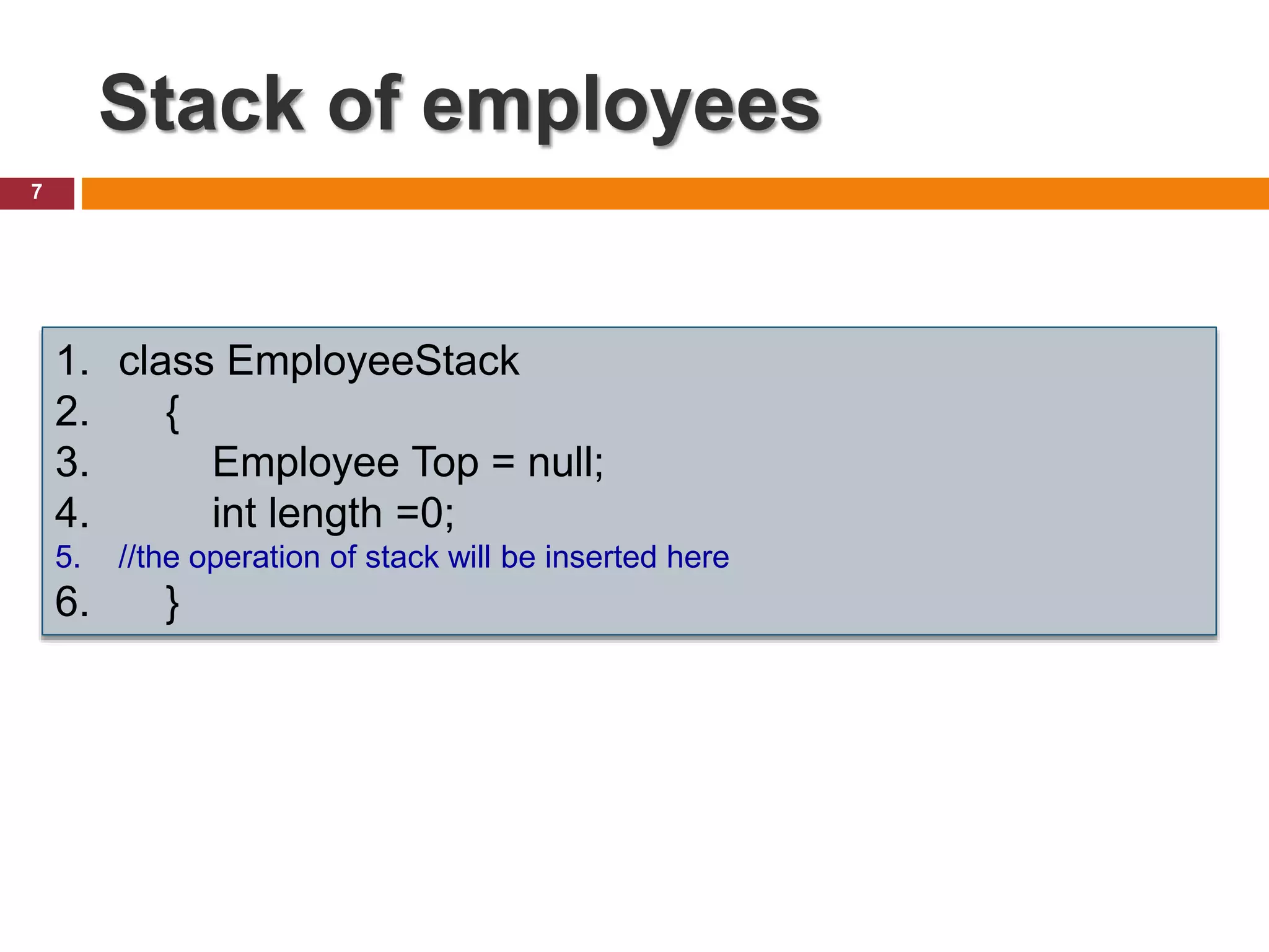 Chapter 6: stack data structure | PPT