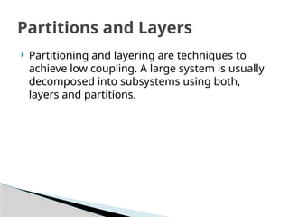 Systems Engineering Partitioning Examples chapter 6 (System Design) software system design | PPTX