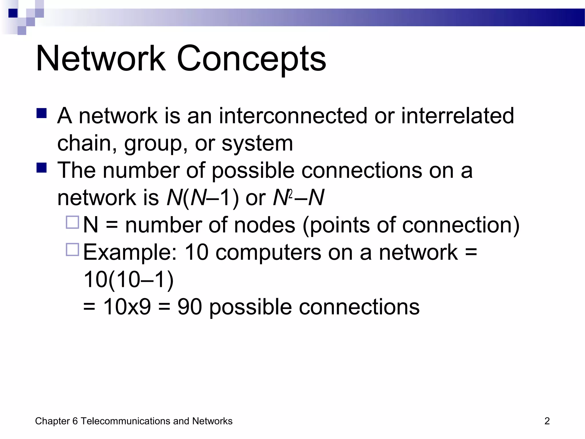 Chapter 6 telecommunication | PPT