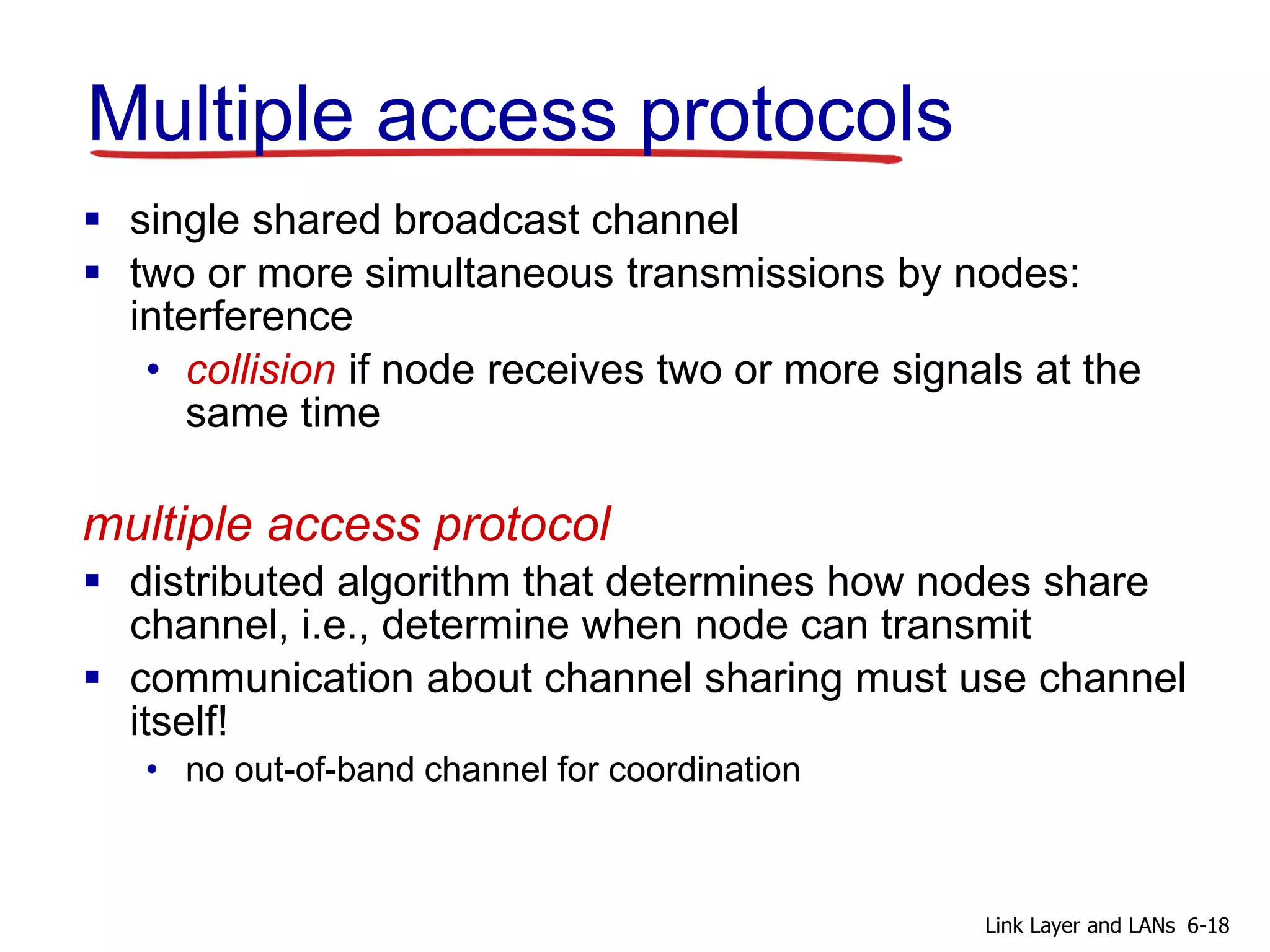 Chapter 6 - Computer Networking a top-down Approach 7th | PPT