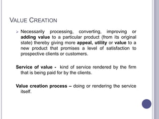 Chapter 6 value chain | PPTX