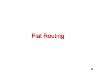 Flat Routing
39
 
