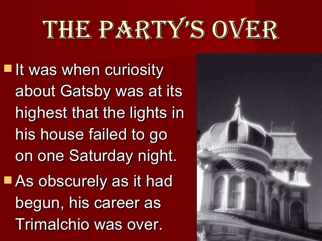 The Great Gatsby Chapter 7