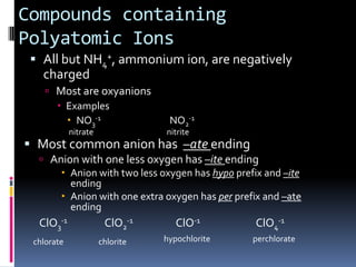 Iron, can be Fe+2 or Fe+3