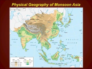 Monsoon Asia Physical Features Map Chapter7