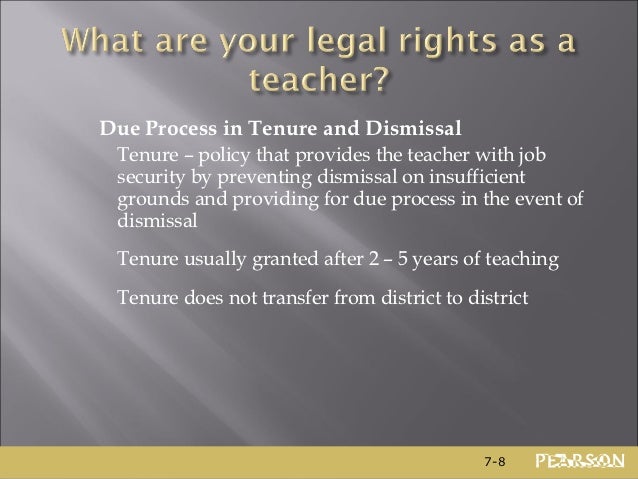Dissertation and dismissal of tenured teachers