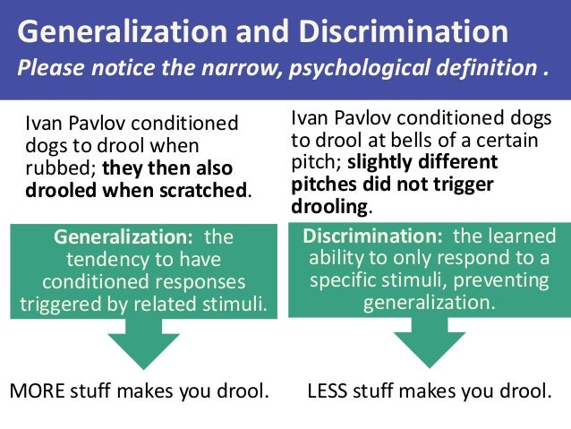 generalization psychology