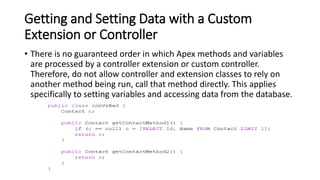 Custom Controllers and Controller Extensions | PPTX