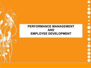 Chapter 7 Implementing a Performance Management System | PPTX