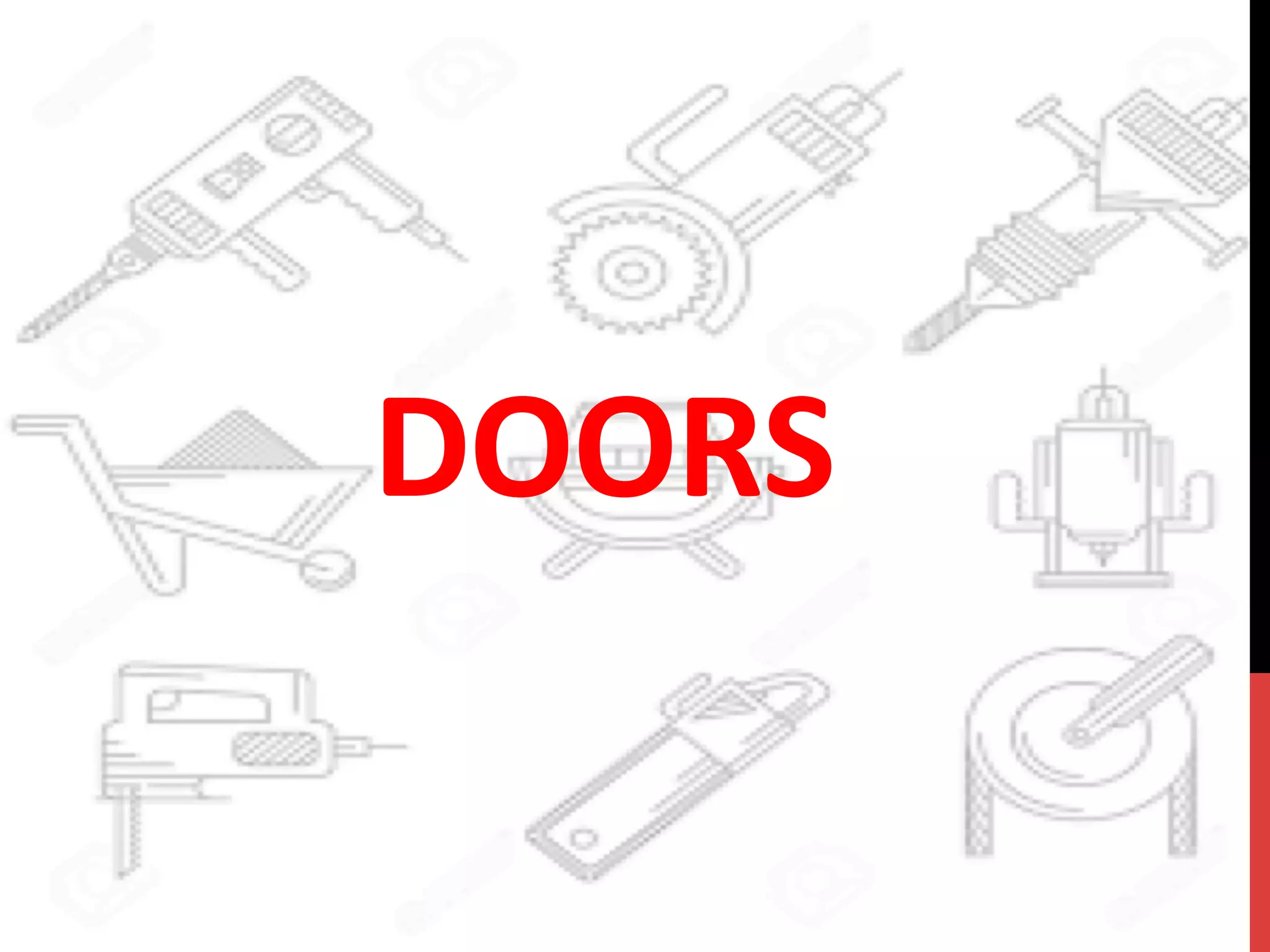 DOORS	
  
 