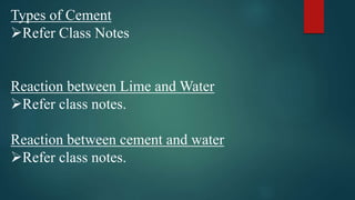 Cementing Materials | PPT