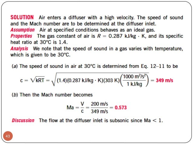 Fluid Mechanics Chapter 7 Compressible Flow