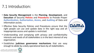 Chapter 7: Data Security Management | PPTX