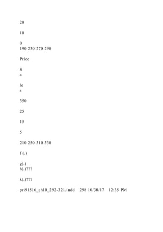 20
10
0
190 230 270 290
Price
S
a
le
s
350
25
15
5
210 250 310 330
f (.)
g(.)
h(.)???
k(.)???
pri91516_ch10_292-321.indd 298 10/30/17 12:35 PM
 