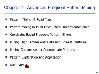 python code for frequent pattern mining | by coding... Chapter 7. Advanced Frequent Pattern Mining.ppt