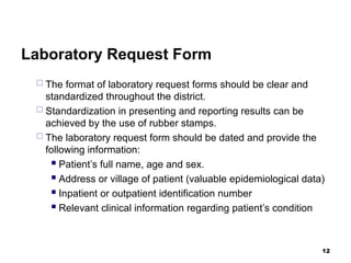 Lab Types Request Chapter 7 registration and record and report | PPT