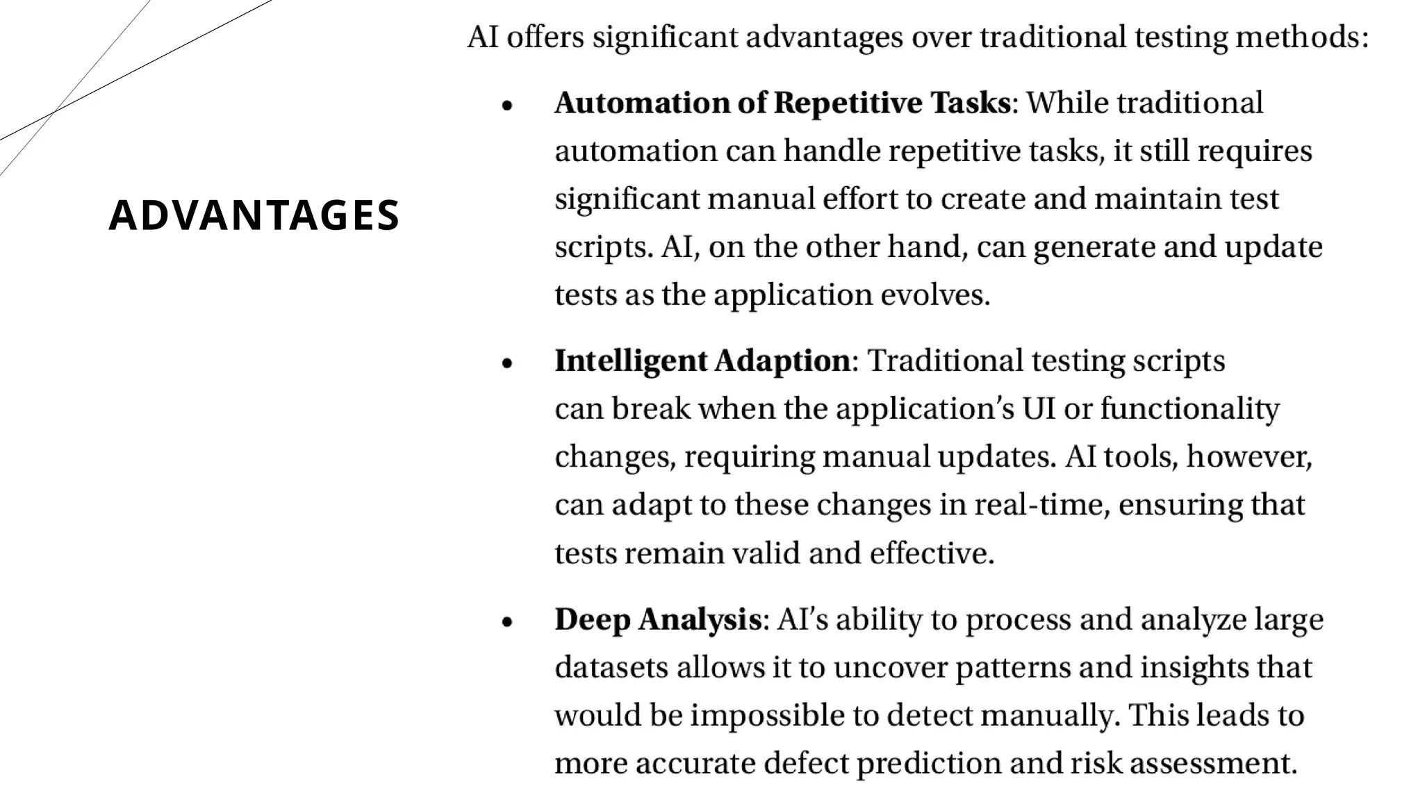 12
ADVANTAGES
 