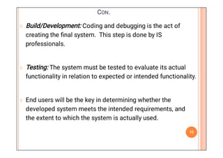 Information system teachs module in chapter seven | PDF
