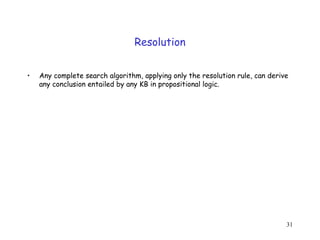 Comprehensive Introduction to Propositional Logic and Reasoning in AI | PPT