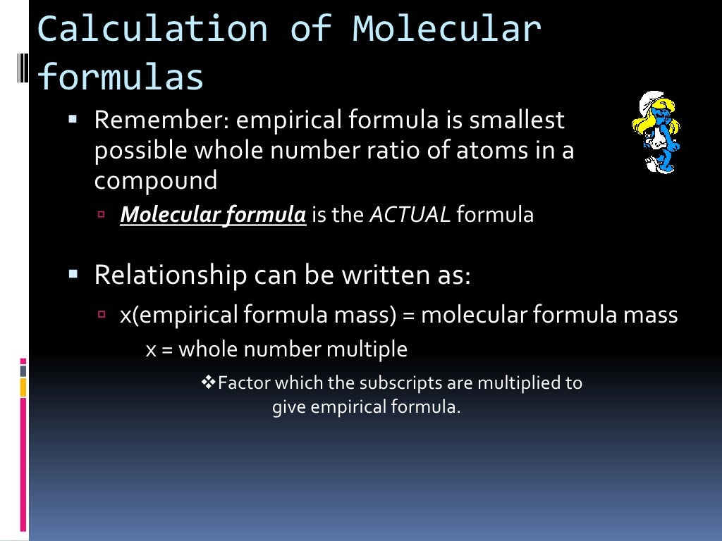 Chapter 7.4 : Determining Chemical Formulas