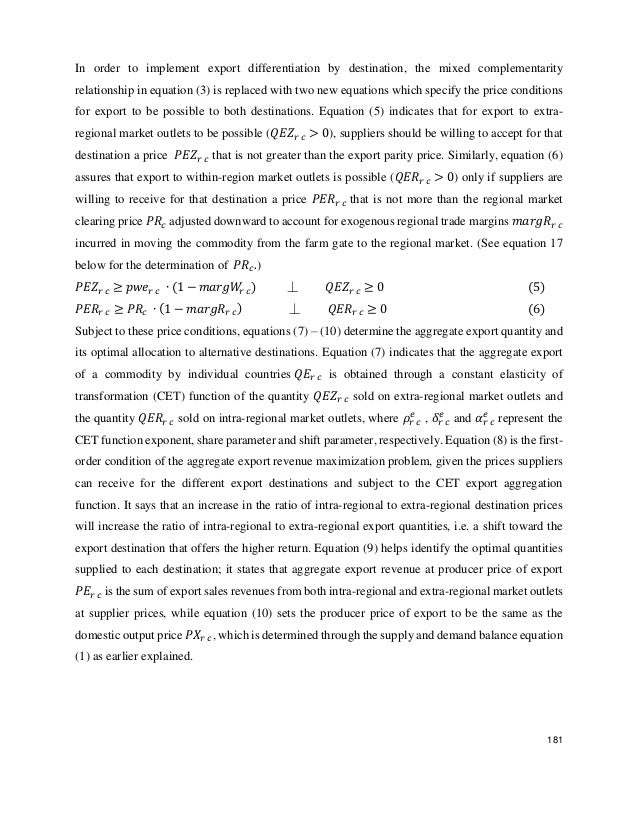 Agricultural trade options