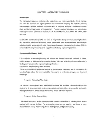Chapter 7 automation techniques | DOC