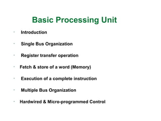 Computer Organisation and Architecture | PPT | Operating Systems ...