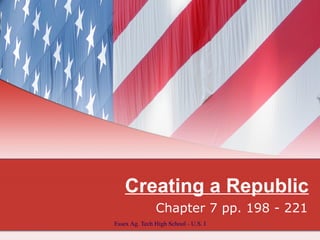 Creating a Republic Chapter 7 pp. 198 - 221 