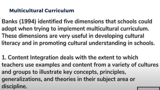 Multicultural Curriculum
 