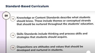 Standard-Based Curriculum
 