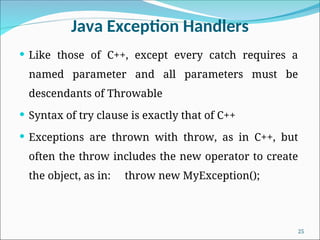 Excetion handling Software Engineering Units | PPT