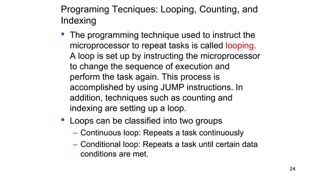 Chapter 7 - Programming Techniques with Additional Instructions | PDF