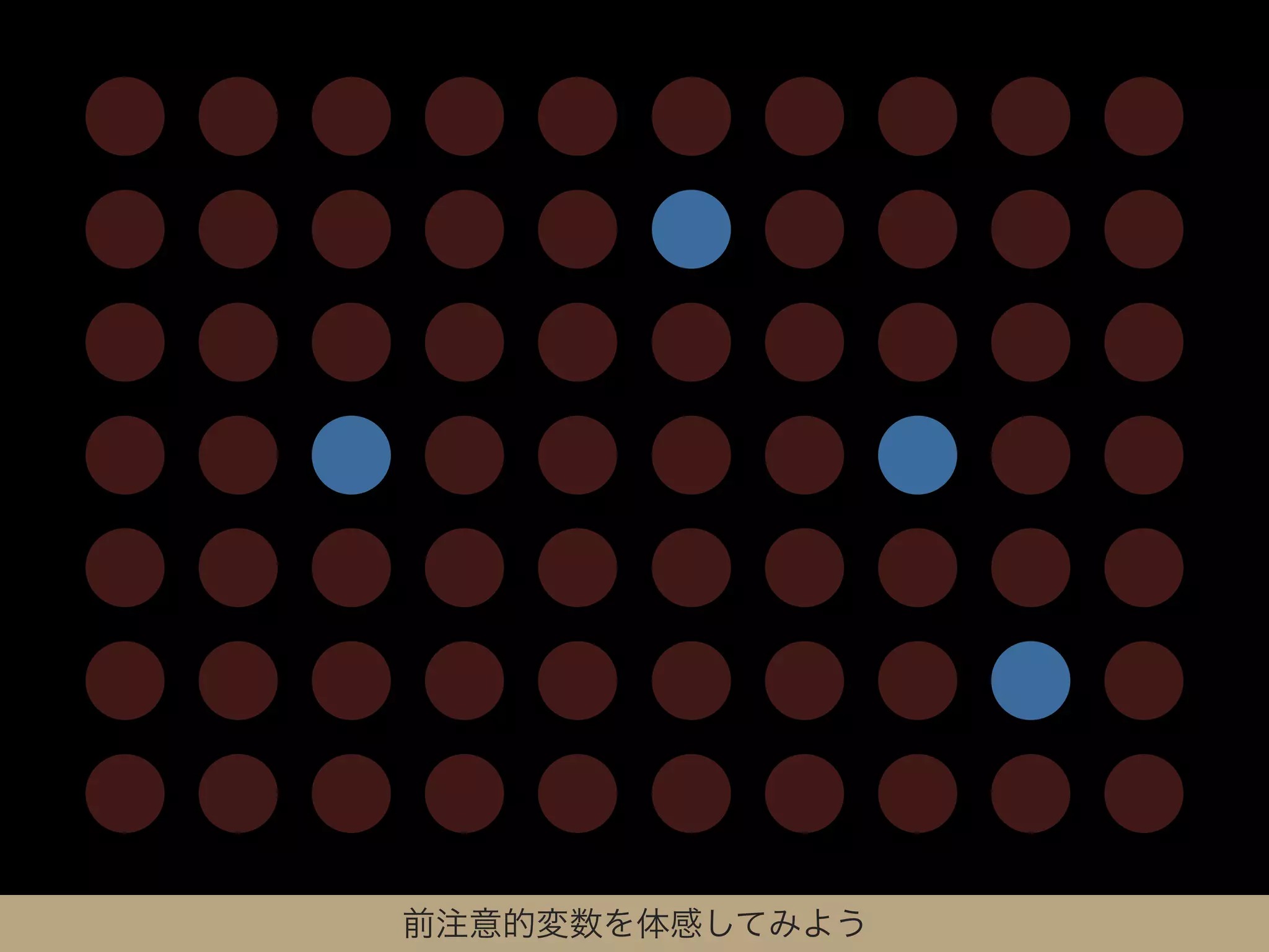 前注意的変数を体感してみよう
 