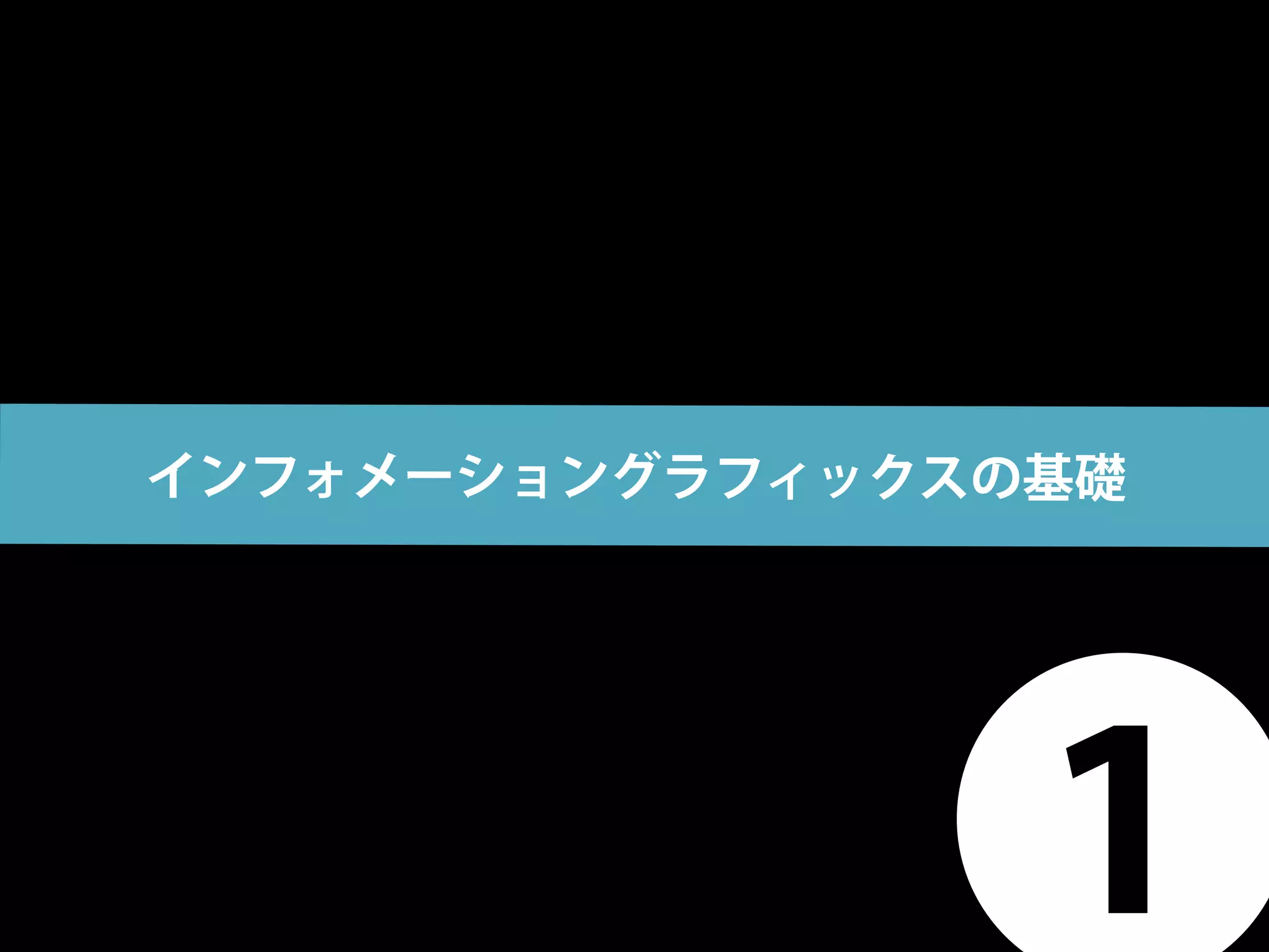 インフォメーショングラフィックスの基礎
 